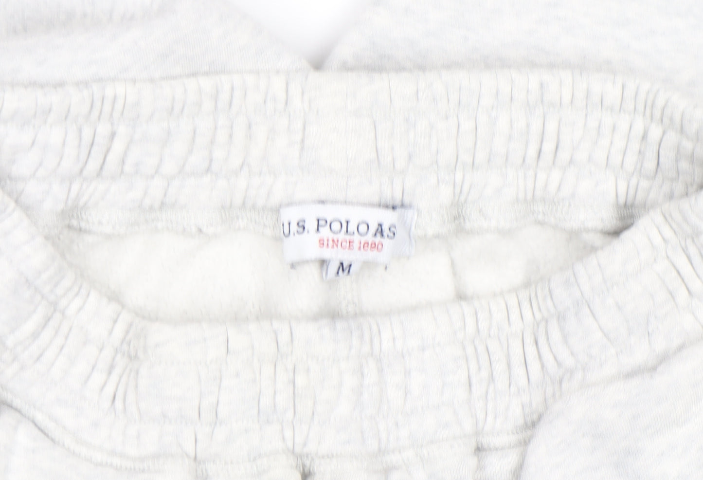 U.S. Polo Assn Men's Grey Sweatpants M Elastic Waist Jogger Fleece