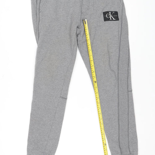 Calvin Klein Men’s Grey Jogger Sweatpants L Regular Fit