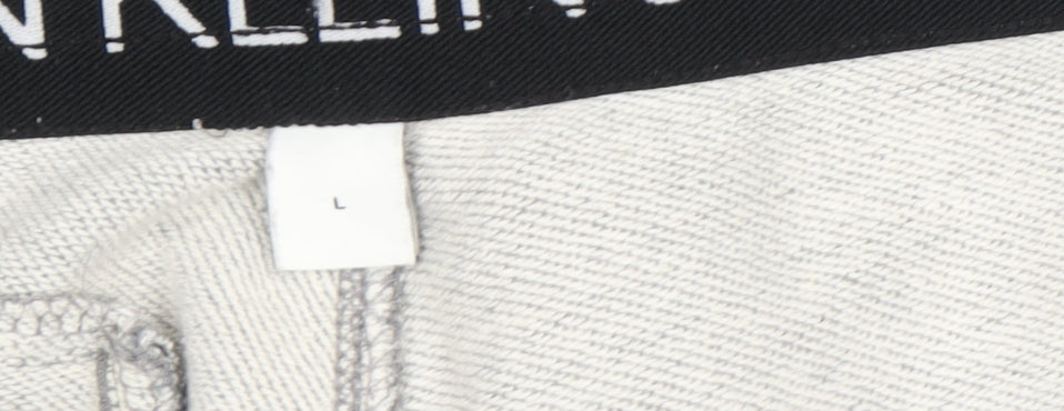 Calvin Klein Men’s Grey Jogger Sweatpants L Regular Fit