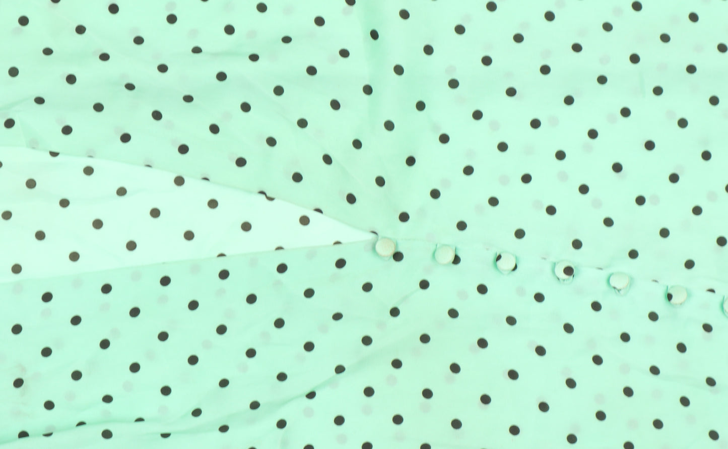 Zara Women's Green Polka Dot Wrap Midi Skirt Size M