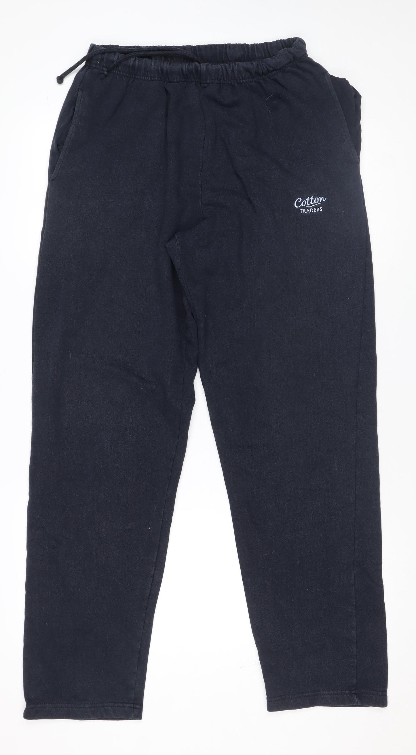 Cotton Traders Men's Navy Blue M Sweatpants Jogger Trousers