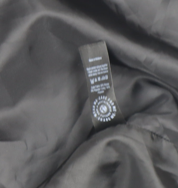 George Women's Black Size 12 Sleeveless Tunic Blouse