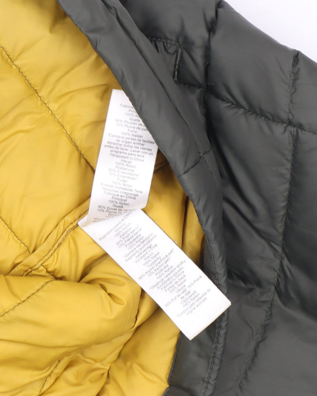 Next Men's Green Puffer Jacket Hooded Medium Down Lightweight