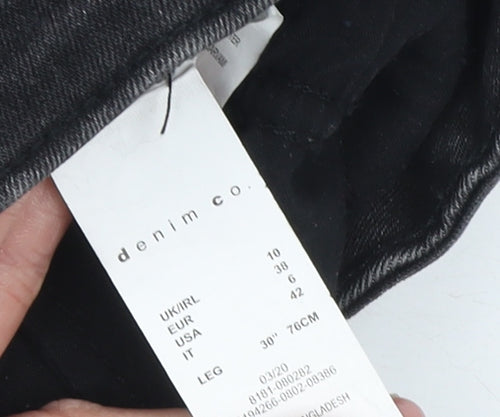 Denim Co. Women's Black High Rise Skinny Jeans Size 10
