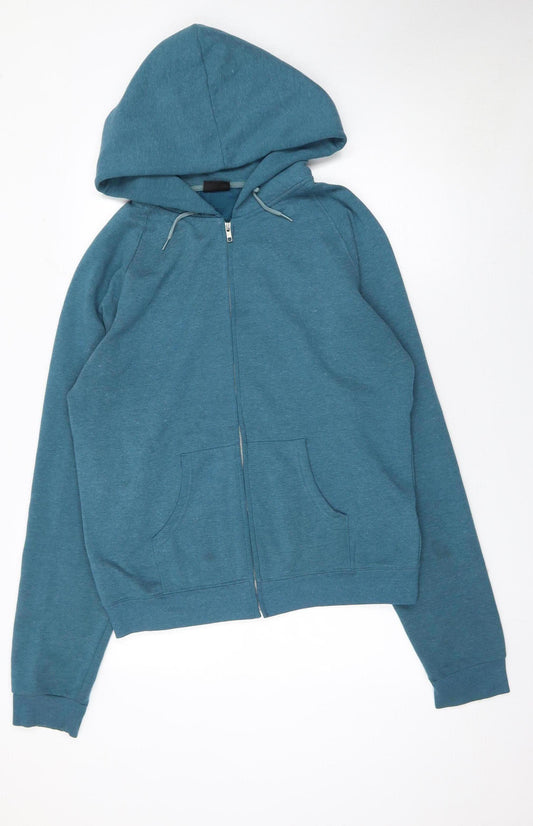 Pep England Men’s Blue XL Full Zip Fleece Hoodie