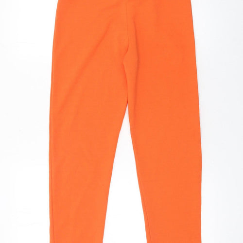 PrettyLittleThing Women’s Orange Size 12 Paperbag Tapered Trousers