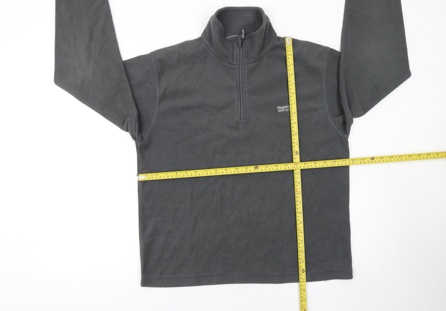 Regatta Men’s Grey Fleece Half Zip Pullover Sweatshirt M