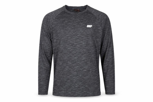 Myprotein Men's Grey Long Sleeve Athletic Gym Top Size S