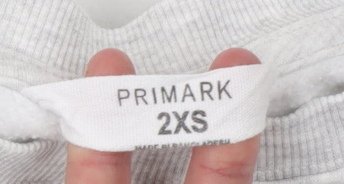 Primark Womens Grey New York Graphic Sweatshirt 2XS