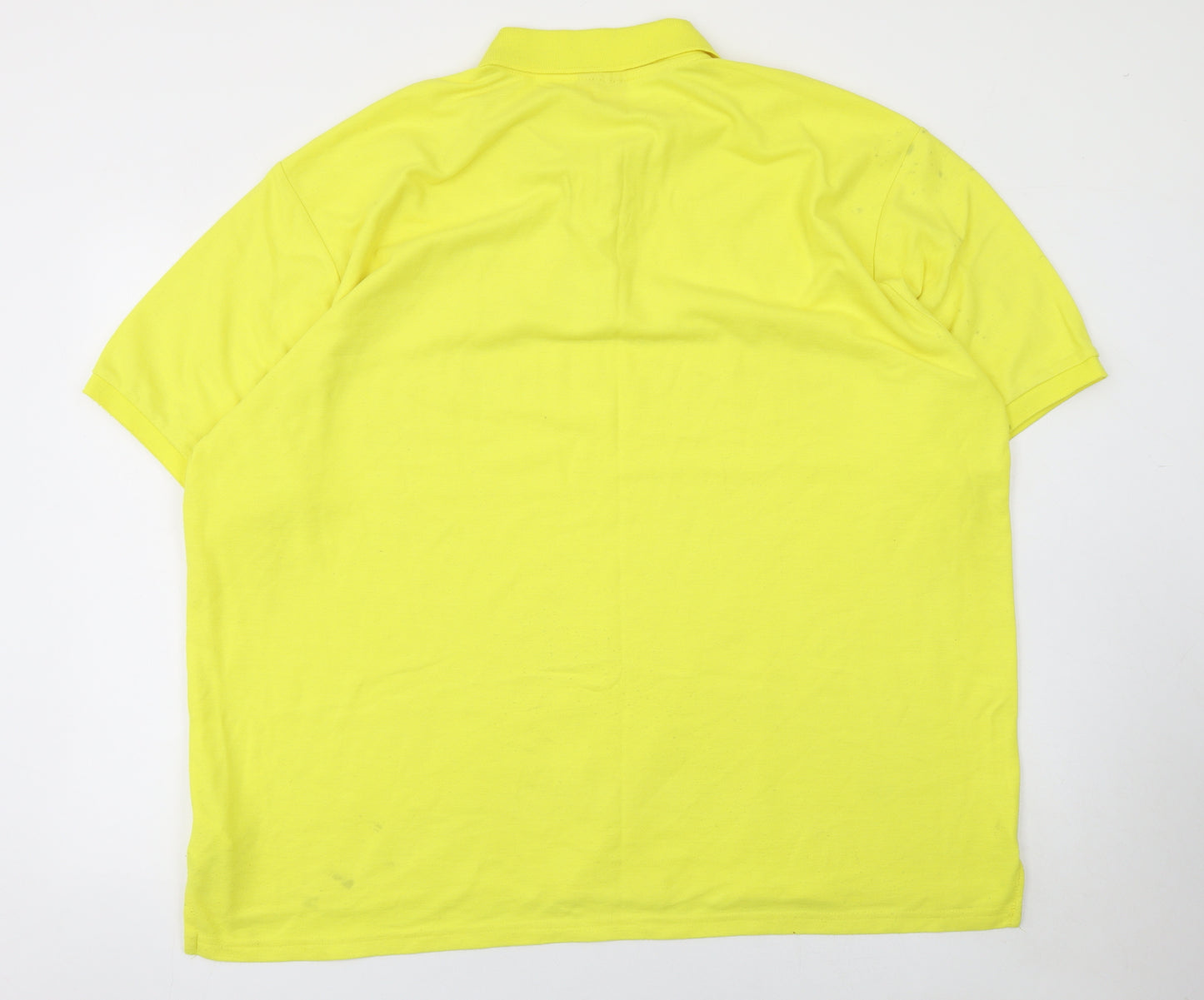 Slazenger Men's Yellow 4XL Polo Shirt Sports Golf Casual
