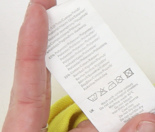 Slazenger Men's Yellow 4XL Polo Shirt Sports Golf Casual