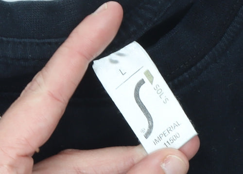 SOL'S Imperial Hook Norton Brewery Black Men's L Graphic T-Shirt