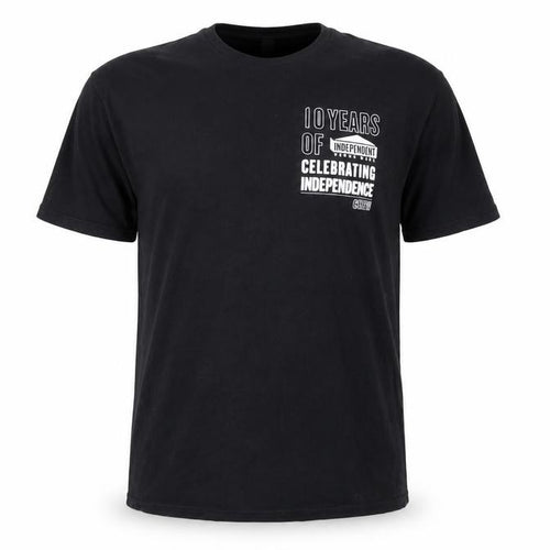 Gildan Men’s Black Independent Venue Week 2023 Crew T-Shirt L Music Tee