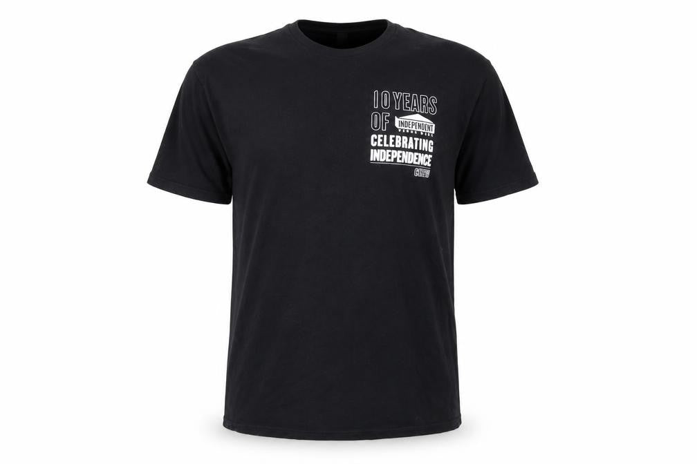 Gildan Men’s Black Independent Venue Week 2023 Crew T-Shirt L Music Tee