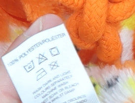 Savida Women Orange Animal Print Fleece Pyjama Pants Size 10