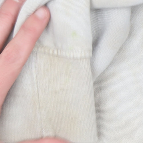 Pull & Bear Men’s Beige Crew Neck Sweatshirt Size M Regular Fit