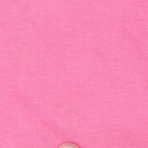 Marks and Spencer Girls Pink Colourblock Pullover Hoodie 8-9 Years