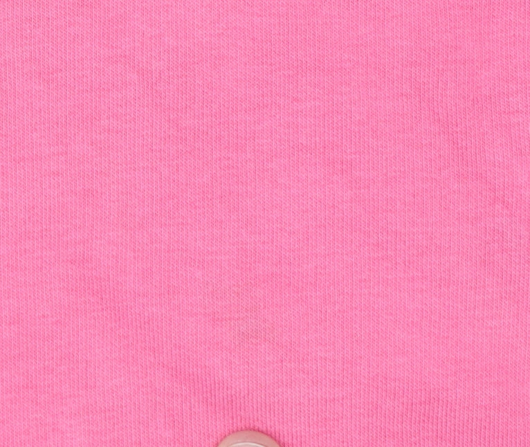 Marks and Spencer Girls Pink Colourblock Pullover Hoodie 8-9 Years