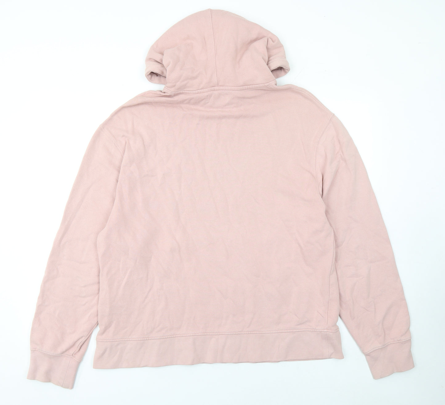 Topman Men's Pink Pullover Hoodie L Regular Fit Cotton Blend