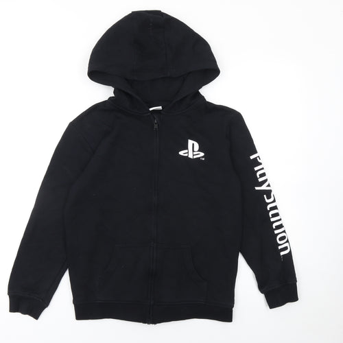 Vanilla Underground Boys Black PlayStation Full Zip Hoodie 9-10 Years