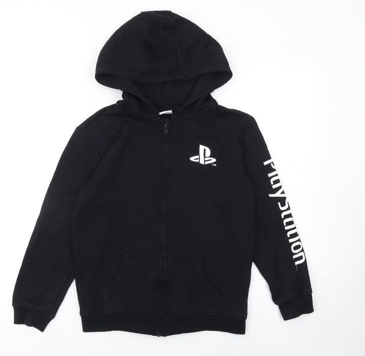 Vanilla Underground Boys Black PlayStation Full Zip Hoodie 9-10 Years