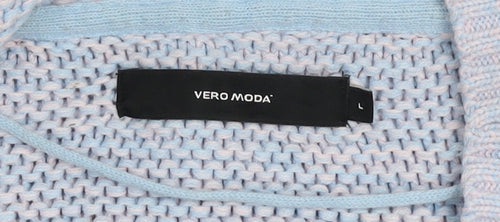Vero Moda Women’s Multicoloured Hooded Knit Long Cardigan L