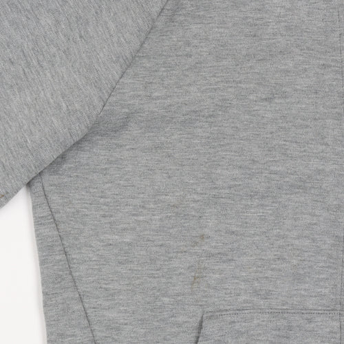 Puma Men's Grey Full Zip Hooded Track Jacket Size M