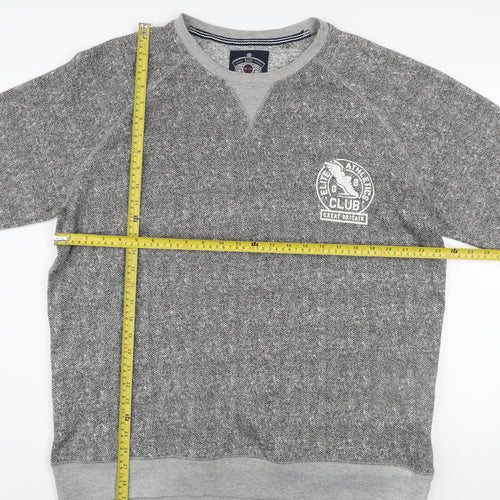 Easy Men's Grey 2XL Pullover Sweatshirt Crew Neck Fleece Top