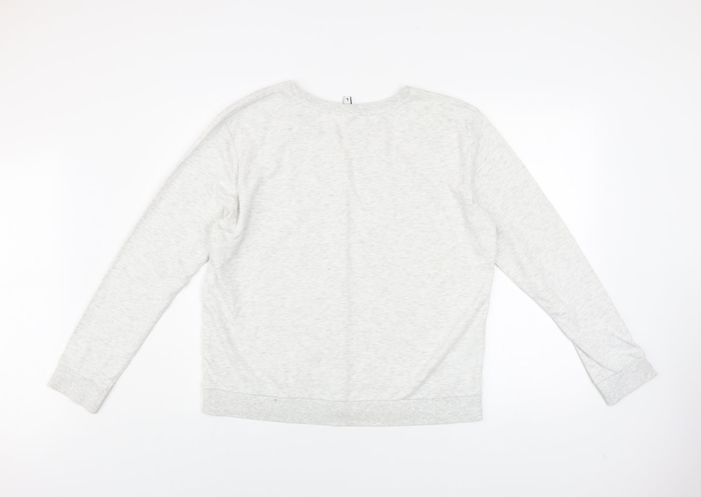 H&M Divided Men’s Grey Crew Neck Long Sleeve Pullover Sweatshirt L