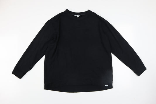 Orvis Men's Black Fleece Pullover Sweatshirt Size L