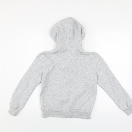 Levi's Girls Grey Rainbow Stripe Hoodie Track Jacket 14 Years