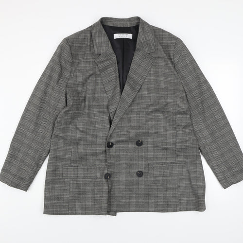 Primark Women’s Grey Check Blazer Size 20 Regular Fit