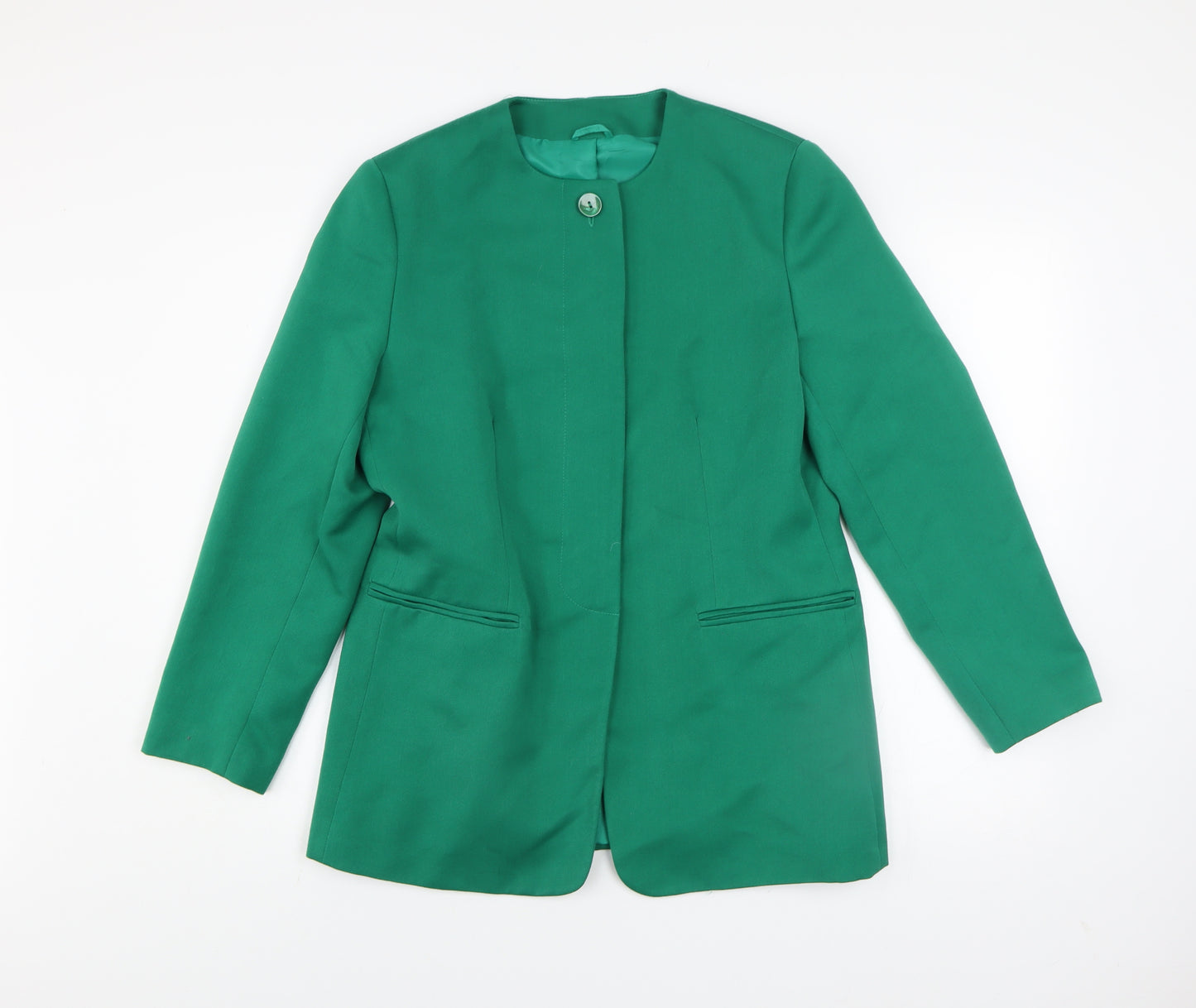 Hamells Women's Green Blazer Size 12 Lined Formal Jacket