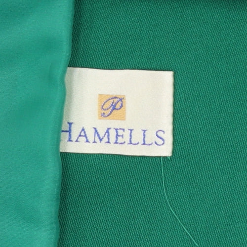Hamells Women's Green Blazer Size 12 Lined Formal Jacket