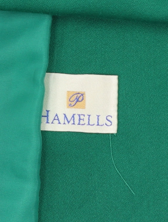Hamells Women's Green Blazer Size 12 Lined Formal Jacket