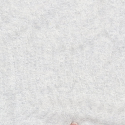 Soviet Mens Grey Cotton V-Neck Pullover Jumper M