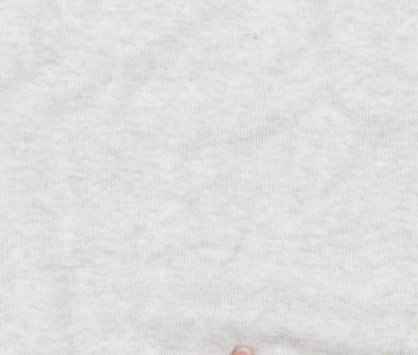 Soviet Mens Grey Cotton V-Neck Pullover Jumper M