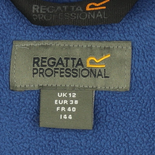 Regatta Professional Women's Blue Fleece Full Zip Jacket UK 12