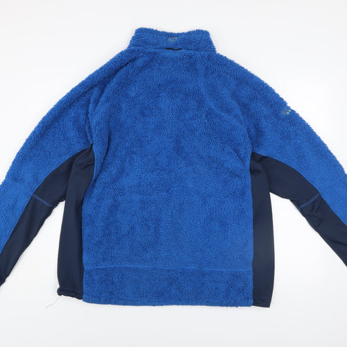 TOG24 Men's Blue 2XL Fleece Full Zip Outdoor Jacket