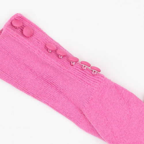 Savida Women's Pink Crew Neck Long Sleeve Pullover Jumper Size 12