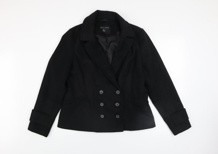 Dorothy Perkins Women's Black Size 14 Blazer Jacket