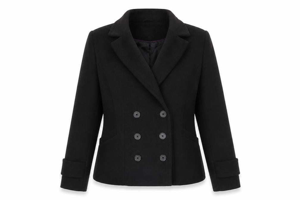 Front view of Dorothy Perkins Women's Black, size 14, Blazer Jacket