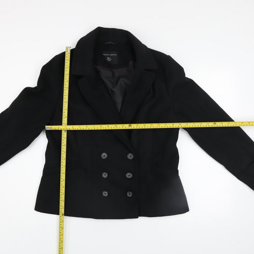 Dorothy Perkins Women's Black Size 14 Blazer Jacket