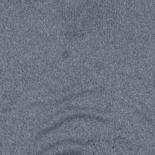 Crea Concept Women’s Blue V-Neck Short Sleeve Knit Jumper Size 12