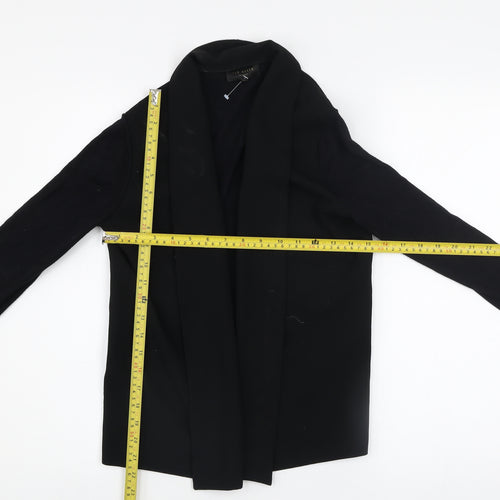 Ted Baker Women’s Black Size 10 Open Knit Long Sleeve Cardigan