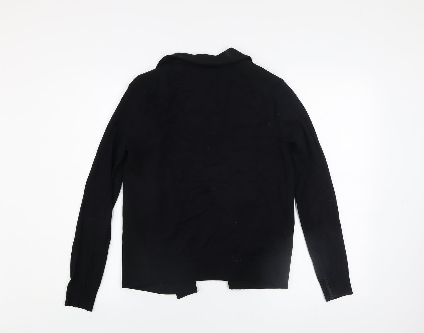 Ted Baker Women’s Black Size 10 Open Knit Long Sleeve Cardigan