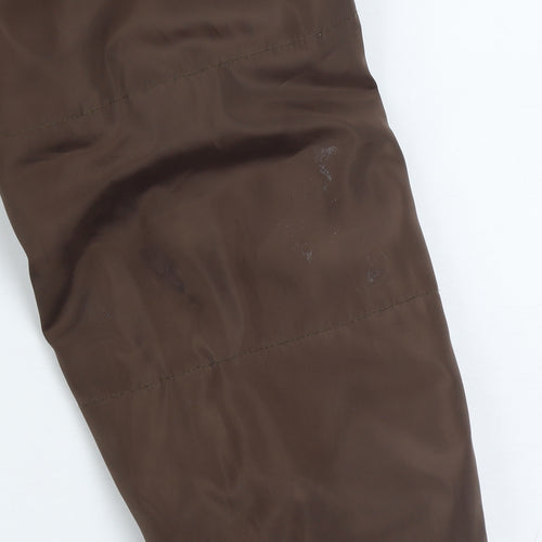 Betty Kay Women Brown Size 12 Hooded Puffer Coat