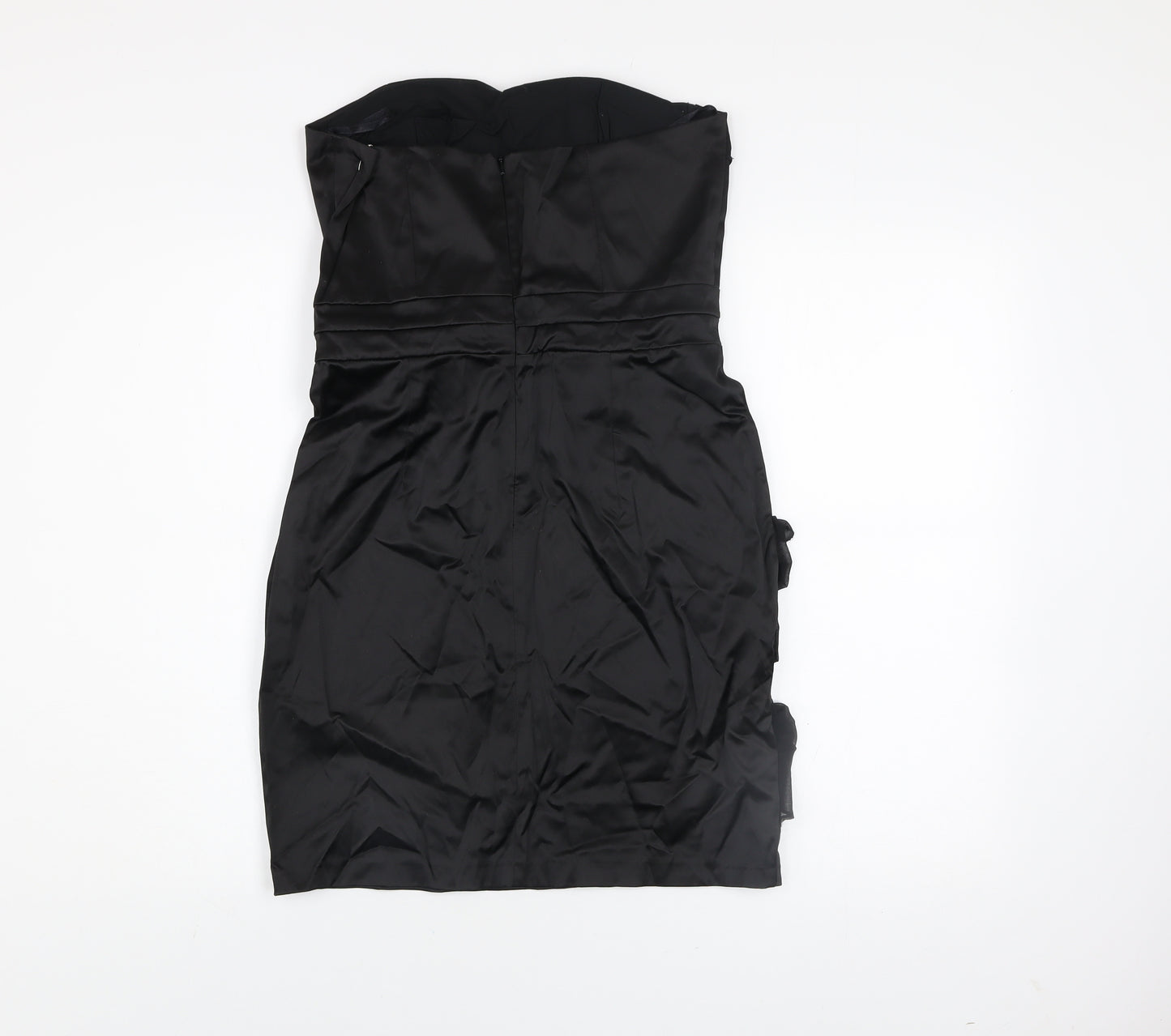 ASOS Women’s Black Strapless Bodycon Party Dress Size 12