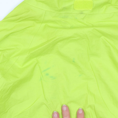 Ronhill Women's Green Windbreaker Jacket Size 12 Hooded Lightweight Outdoor