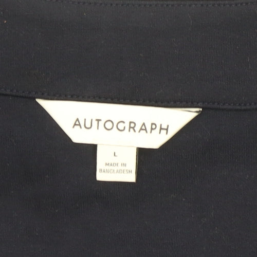 Marks and Spencer Autograph Men's Black Cotton Cardigan L